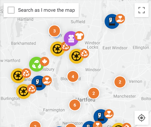 riddio search tool map screenshot