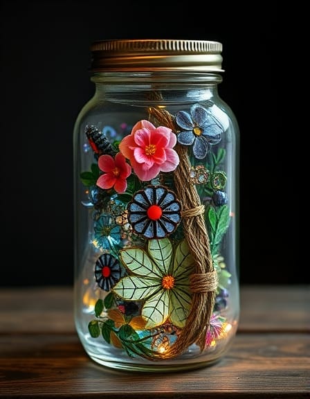 recycled jar